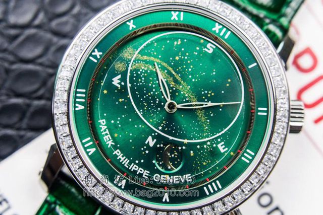 PATEK PHILIPPE手錶 5102天月款日內瓦蒼穹系列 百達翡麗星象功能男表 百達翡麗高端機械男士腕表  hds1269